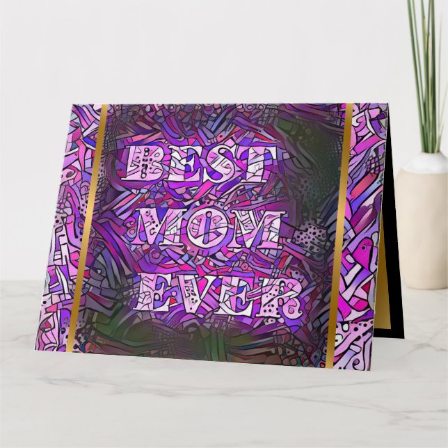 Cartão Popular Presente Moderno Elegante (Frente)