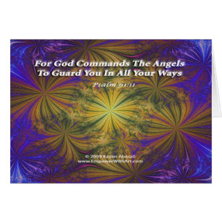 Cartão Por Deus Comanda Os Anjos
