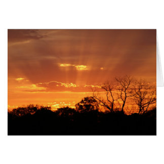 Cartão "pôr do sol celestial" por Larry Coressel