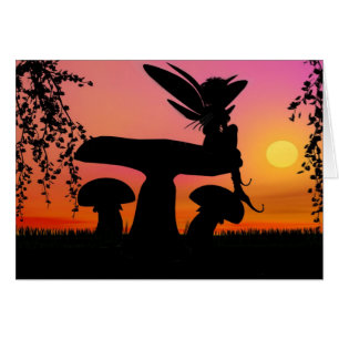 Cartão Por do sol de Fae