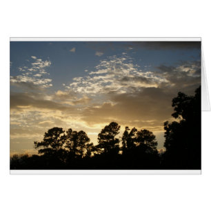 Cartão Por do sol de Greenville