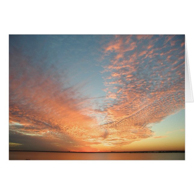 Cartão Por do sol de Rockwall Texas (Frente Horizontal)