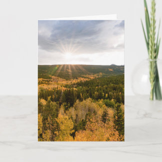 Cartão Pôr do Sol em Aspen