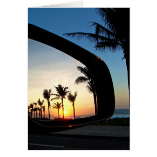 Cartão Por do sol em Rio