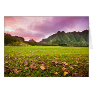 Cartão Por do sol jurássico