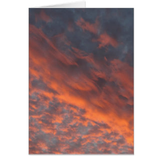 Cartão pôr do sol maravilhoso