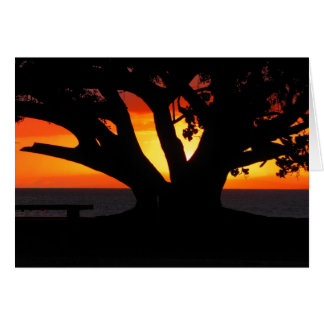 Cartão pôr do sol Maui