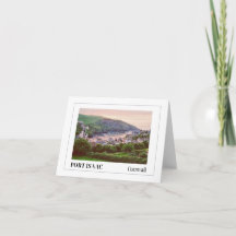 Pôr do sol sobre Port Isaac, Cornualha