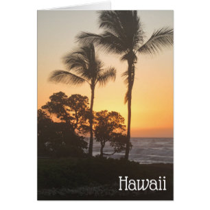 Cartão Por do sol sonhador