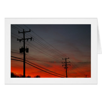 Cartão Pôr do Sol Telefônico