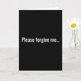 Cartão Por Favor, Perdoe-Me, Bebado Como Um Skunk