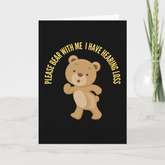 Cartão Por Favor Tenha Paciência Comigo Eu Tenho Perda Au