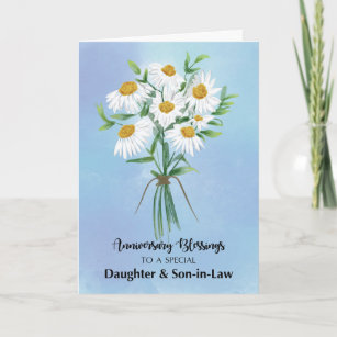 Cartão Por Filha e Filho no Aniversário do Casamento de D