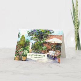 Cartão Por Pai no Aniversário do Manor House York