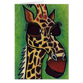 Cartão Por que o pescoço longo? por Robyn Feeley