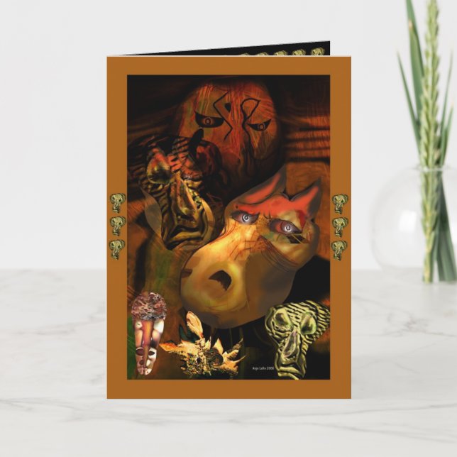 Cartão Por que você não sai para jogar cartas de Talisbir (Frente)