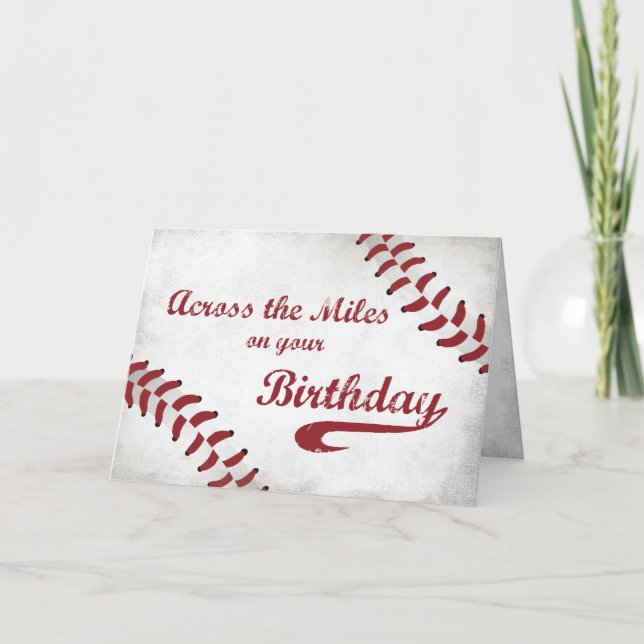 Cartão Por todo o feliz aniversário de Miles Grande Bebid (Frente)