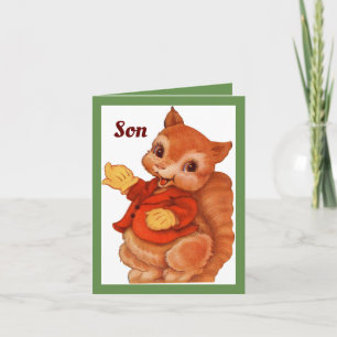 Cartão Por Um Filho De Natal