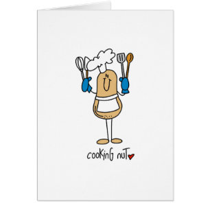 Cartão Porca do cozinhar