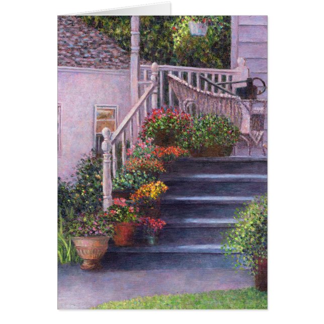 Cartão Porch Com Ventiladores De Água (Frente)