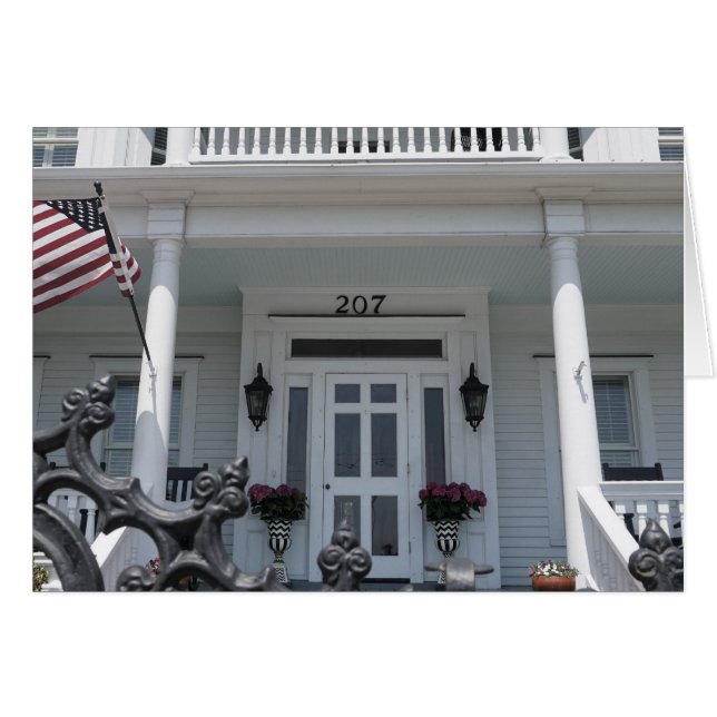 Cartão Porch Swag (Frente horizontal)