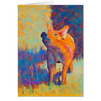 Cartão Porco de Rosie