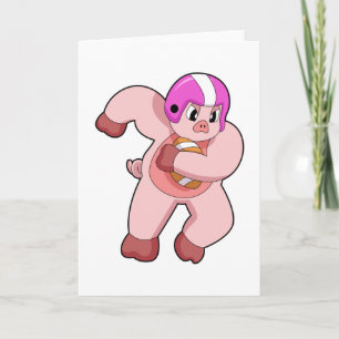 Cartão Porco em esportes de futebol