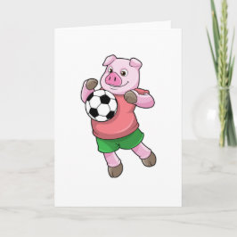 Cartão Porco no Esporte Futebol