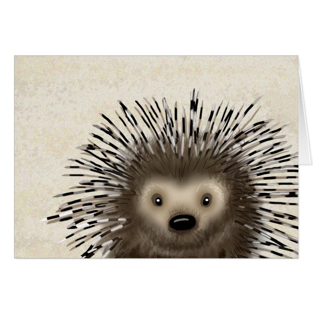 Cartão Porcupine (Frente Horizontal)