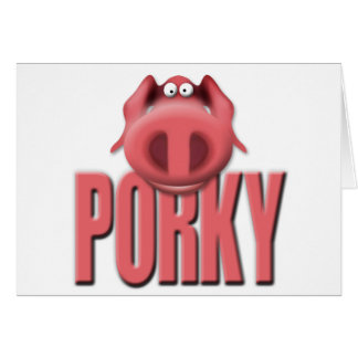 Cartão porky