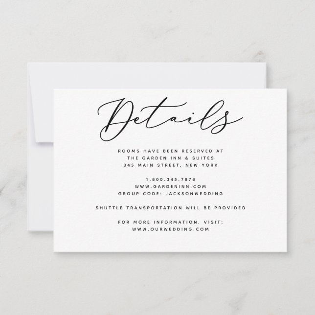 Cartão Pormenores Feliz Para Sempre (Frente)