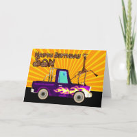 Porque este girafa é como o relâmpago da graxa,