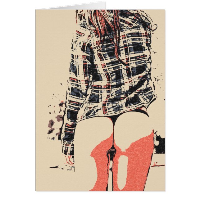 Cartão Porque nós amamos diferenças da coxa, vista (Frente)