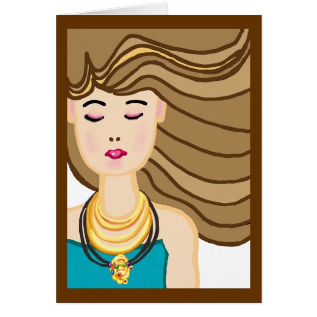 Cartão Porque você é linda (Frente)