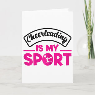 Cartão Porristas É Meu Esporte Porrista Ginasta Cheer
