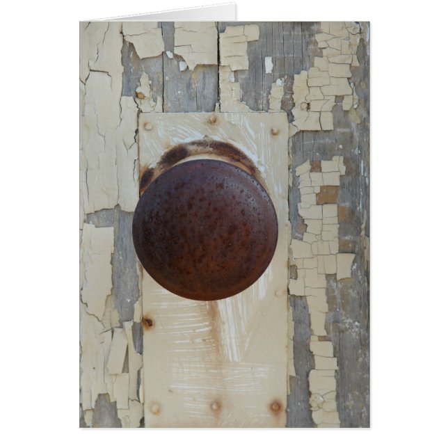 Cartão Porta abandonada (Frente)