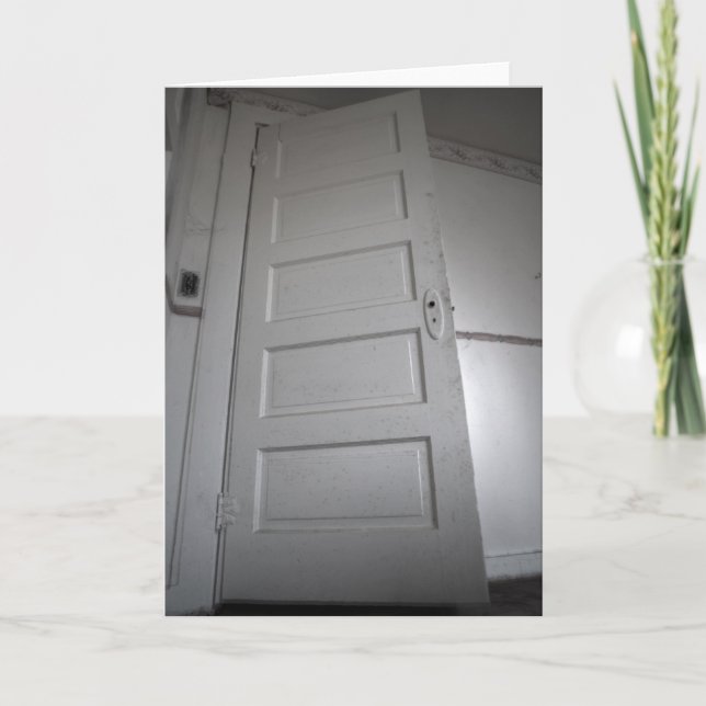 Cartão porta assustador (Frente)