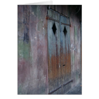 Cartão Porta do bairro francês