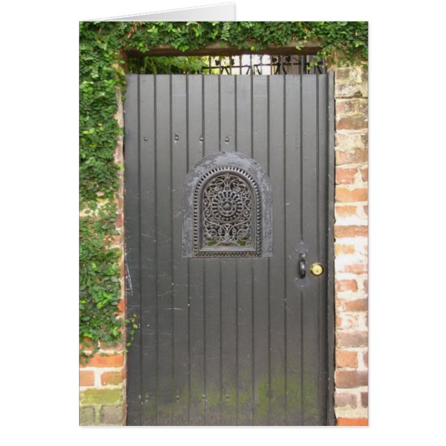 Cartão Porta do jardim (Frente)