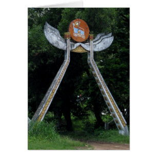 Cartão Porta do Laos