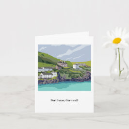 Cartão Porta Isaac Notecard - com texto personalizável