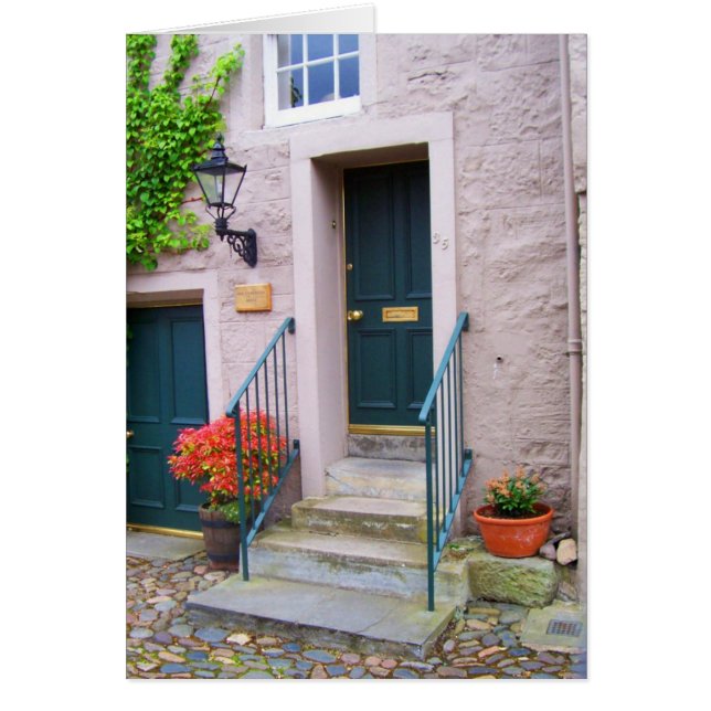 Cartão Porta na Rua Andrews. (Frente)