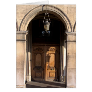 Cartão Porta na rua de Rivoli