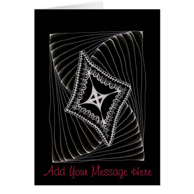 Cartão Porta-pipa Negra (Frente)