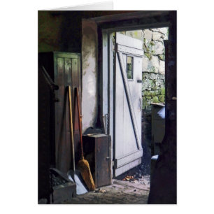 Cartão Porta traseira da loja