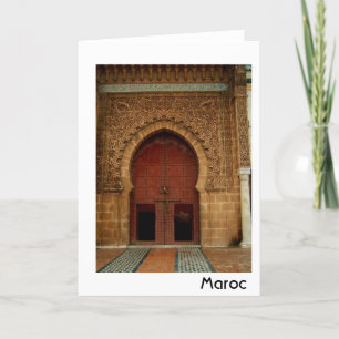 Cartão Porta vermelha