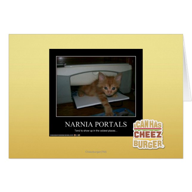 Cartão Portais de Narnia (Frente Horizontal)