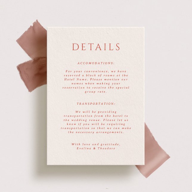 Cartão Portait Portait de Detalhes do Casamento Ki (Criador carregado)