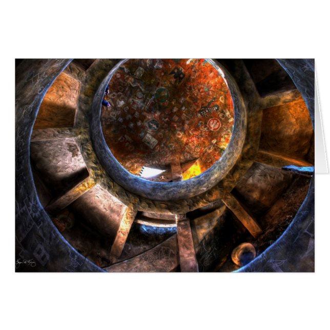 Cartão Portal a um passado mystical (Frente Horizontal)