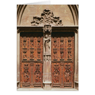 Cartão Portal Principal da Catedral Santo-Sauveur